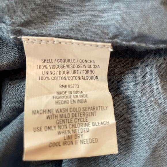 O'Neill Tristyn Blue Gray Low Back Halter Short Dress XS New With Tags - Picture 6 of 6